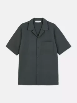 Koszula zapinana na guziki z tkaniny seersucker Kem