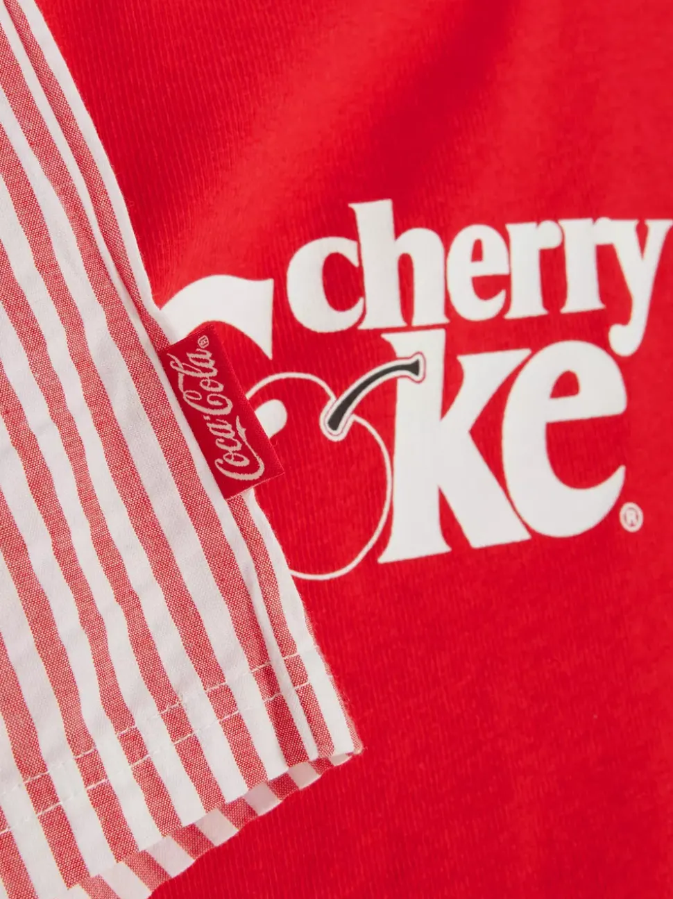 Koszulka bez rękawów i szorty do spania, Cherry Coke