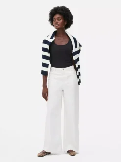 Koszulka bez rękawów z głębokim dekoltem