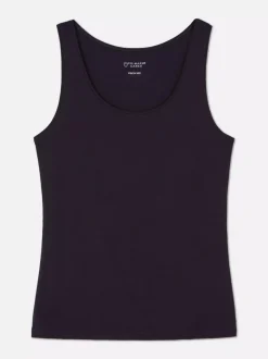 Koszulka bez rękawów z głębokim dekoltem