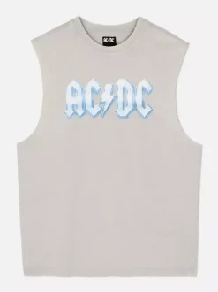 Koszulka bez rękawów z motywem AC/DC