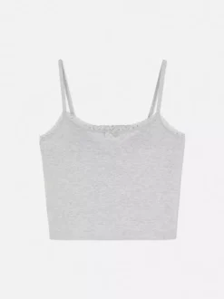 Koszulka na ramiączkach z dołączonym biustonoszem