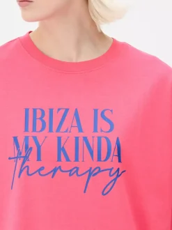 Koszulka oversize z napisem