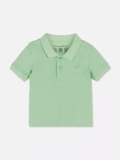 Koszulka polo z krótkim rękawem i haftem