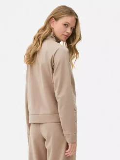 Koszulka sportowa z zapięciem na zamek