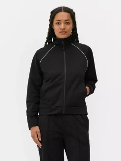 Koszulka sportowa z zapięciem na zamek