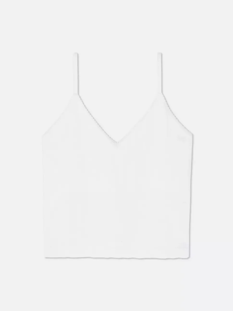 Krótka ażurowa koszulka na ramiączkach do spania