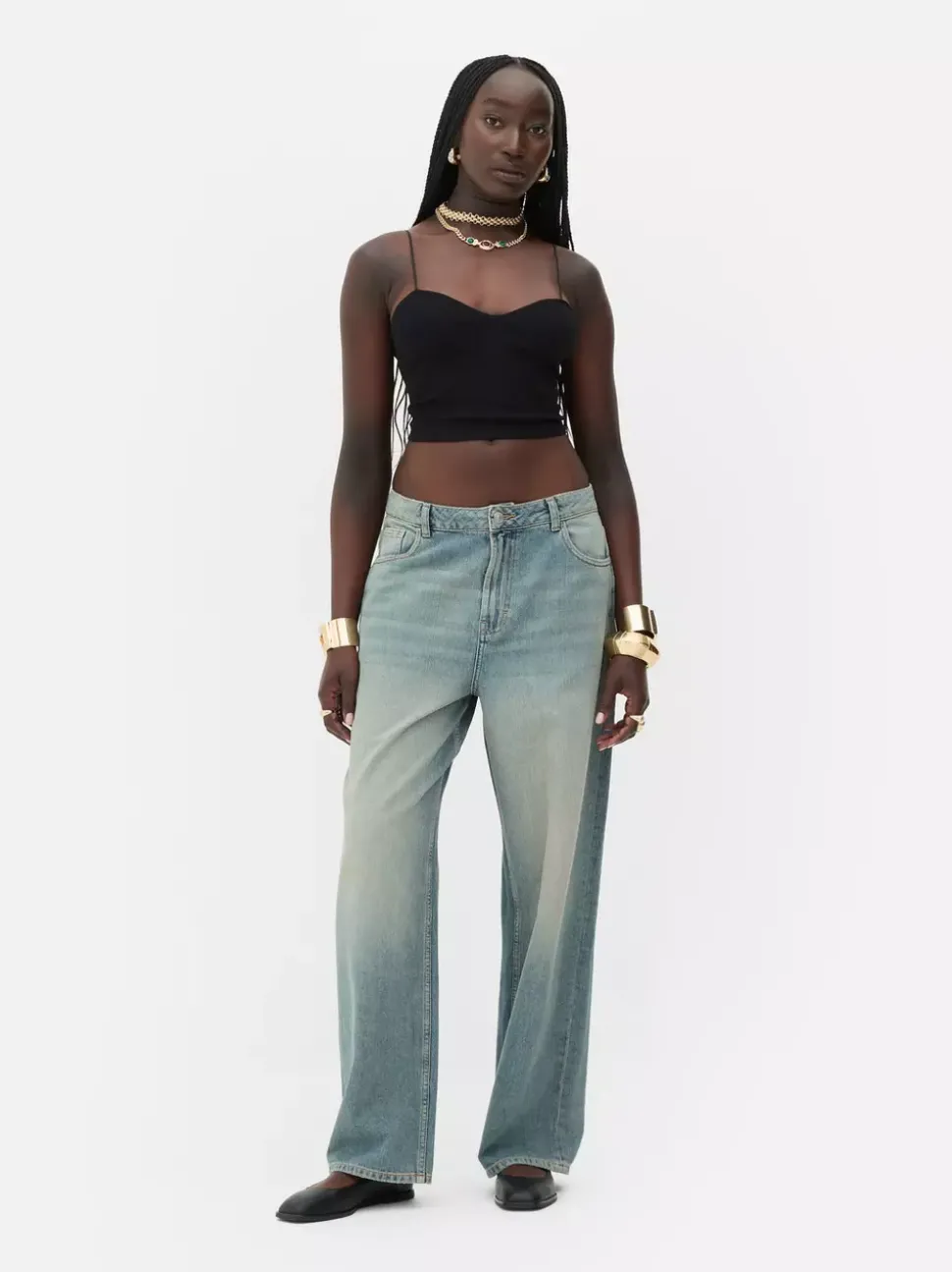 Krótka bezszwowa koszulka na ramiączkach Rita Ora