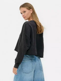 Krótka bluza z motywem zespołu The Rolling Stones