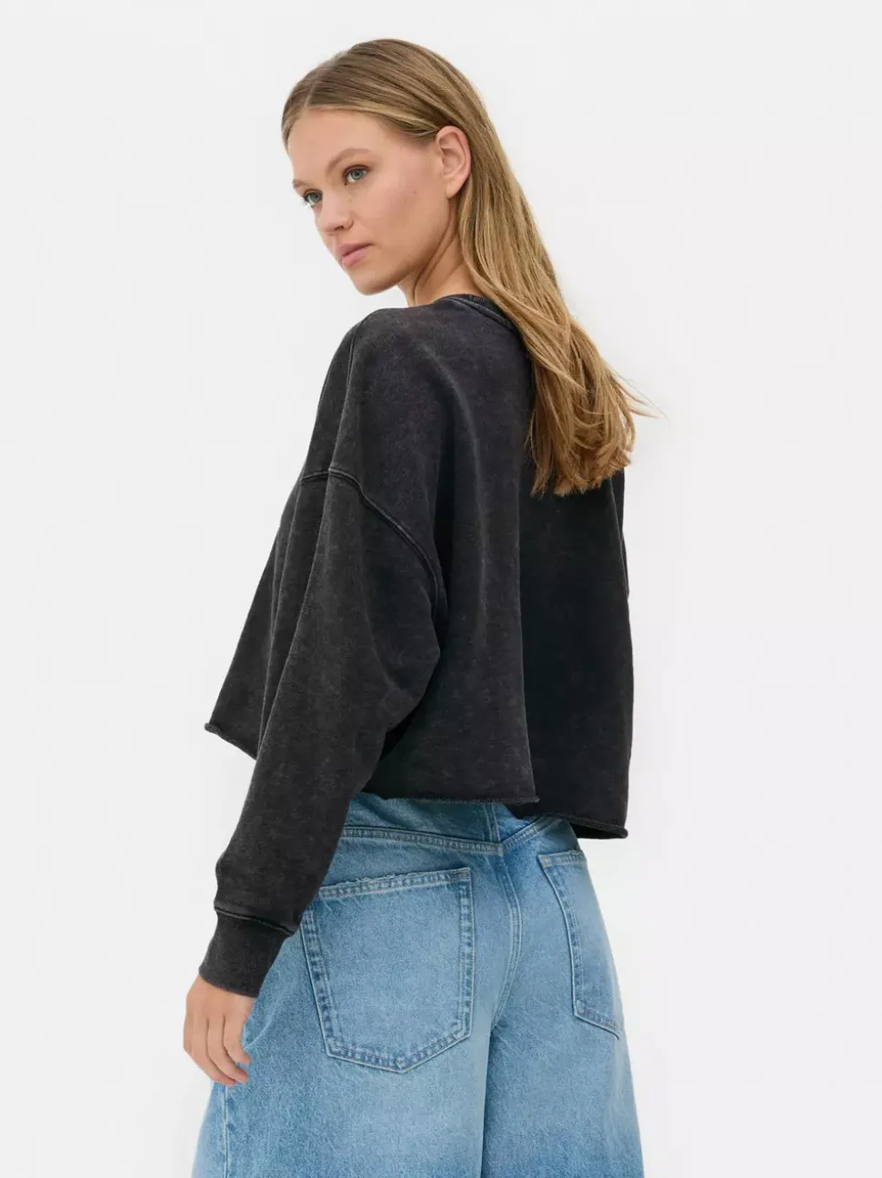 Krótka bluza z motywem zespołu The Rolling Stones