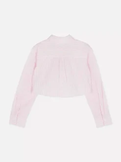 Krótka koszula w paski