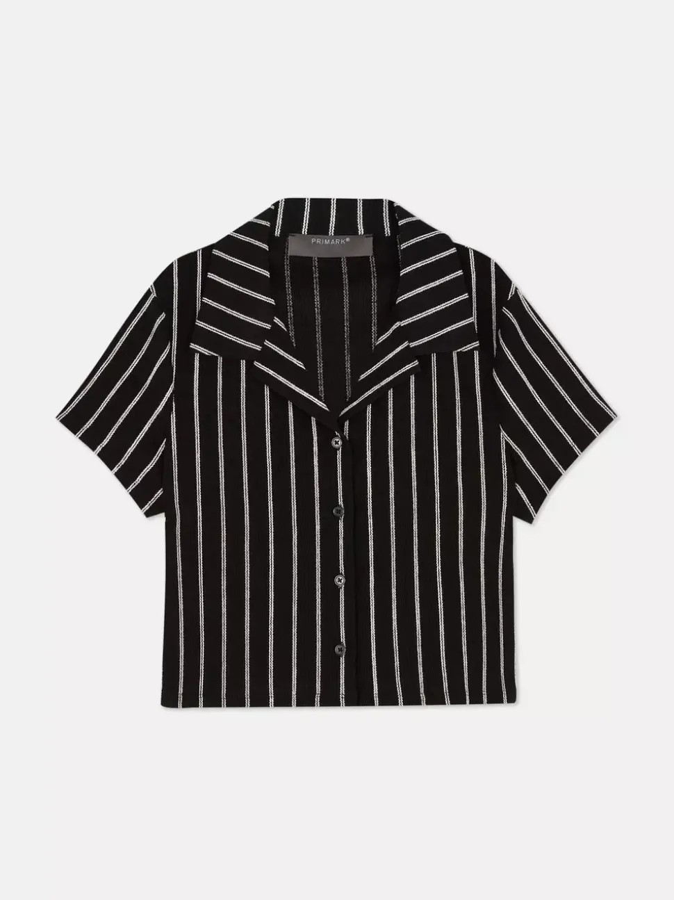 Krótka koszula w paski, część zestawu