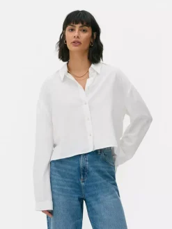 Krótka koszula z długim rękawem