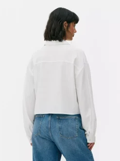 Krótka koszula z długim rękawem