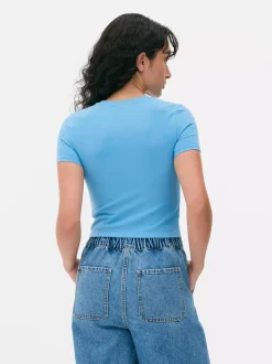 Krótka koszulka z Cinnamorollem z Hello Kitty