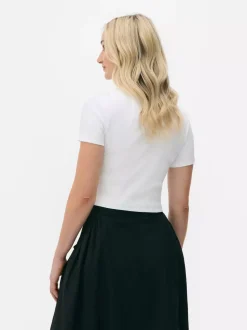 Krótka koszulka z motywem Elvisa