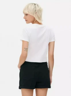 Krótka koszulka z motywem Davida Bowie