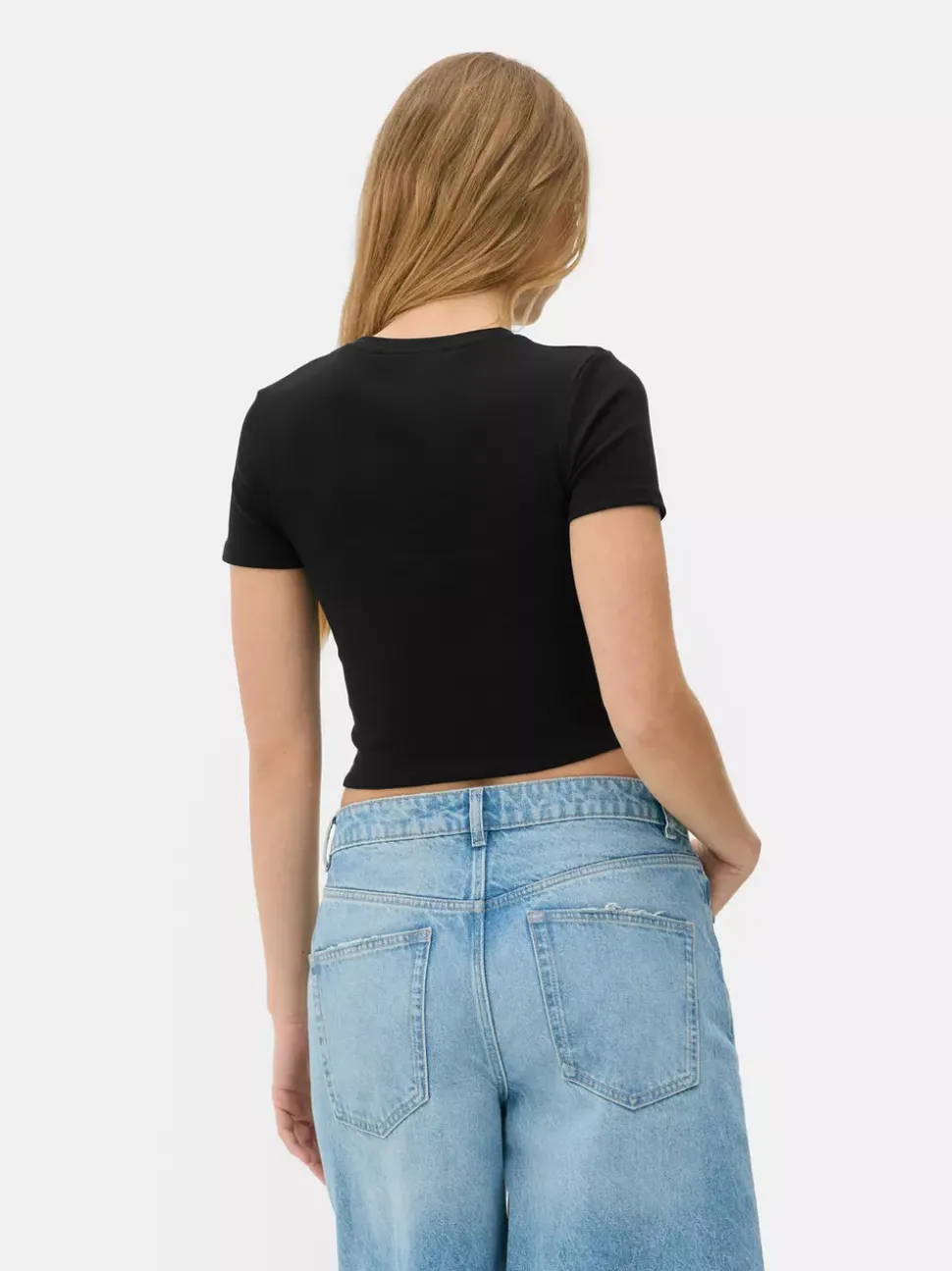 Krótka koszulka z nadrukiem