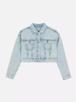 Krótka kurtka jeansowa