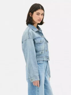 Krótka kurtka jeansowa