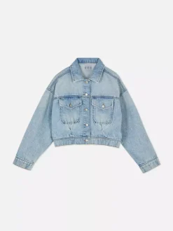 Krótka kurtka jeansowa