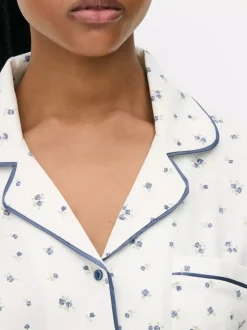 Krótka piżama dżersejowa z nadrukiem