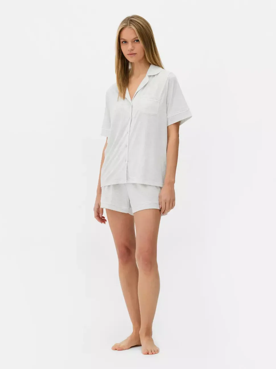 Krótka piżama z dżerseju