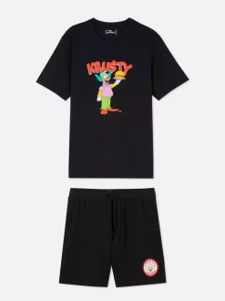 Krótka piżama z Klaunem Krusty z Simpsonów