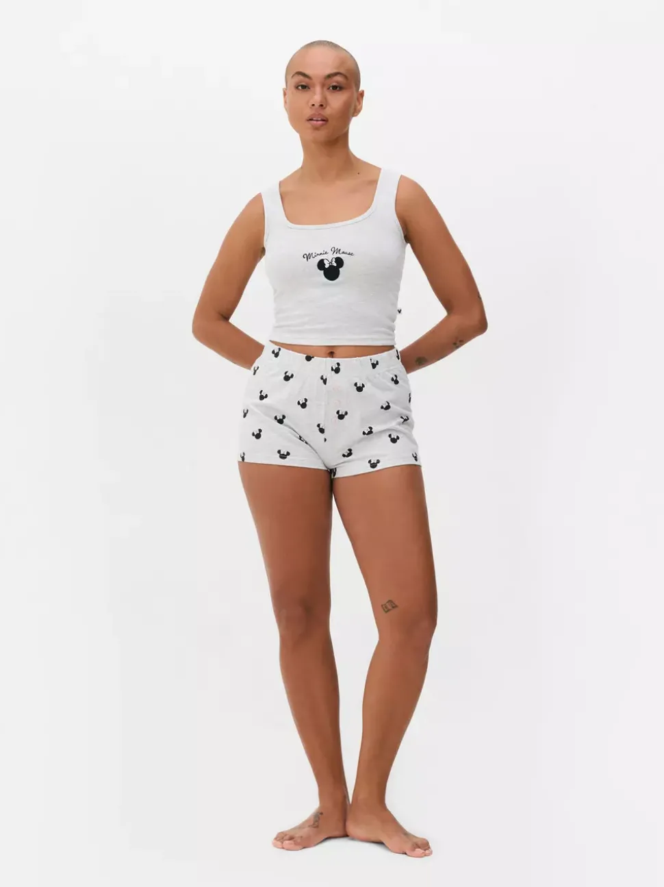 Krótka piżama z motywem Myszki Minnie Disneya