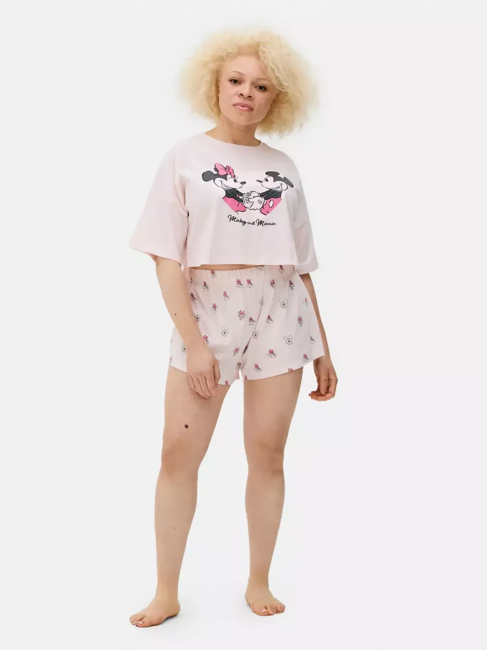 Krótka piżama z motywem Myszki Minnie Disneya
