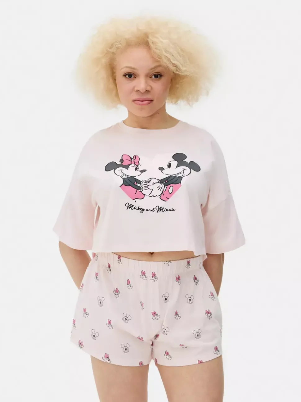 Krótka piżama z motywem Myszki Minnie Disneya