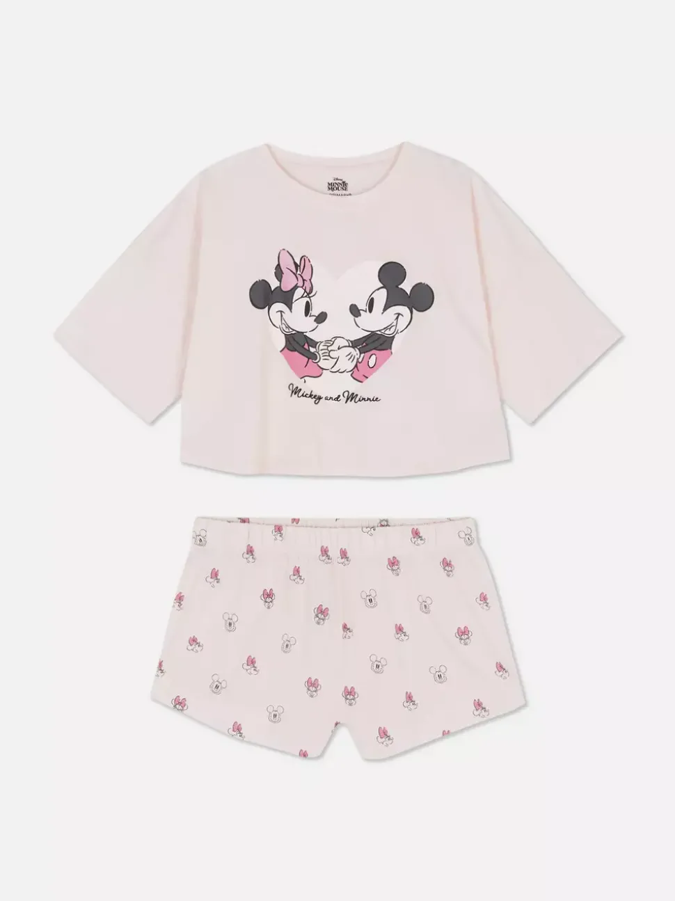 Krótka piżama z motywem Myszki Minnie Disneya