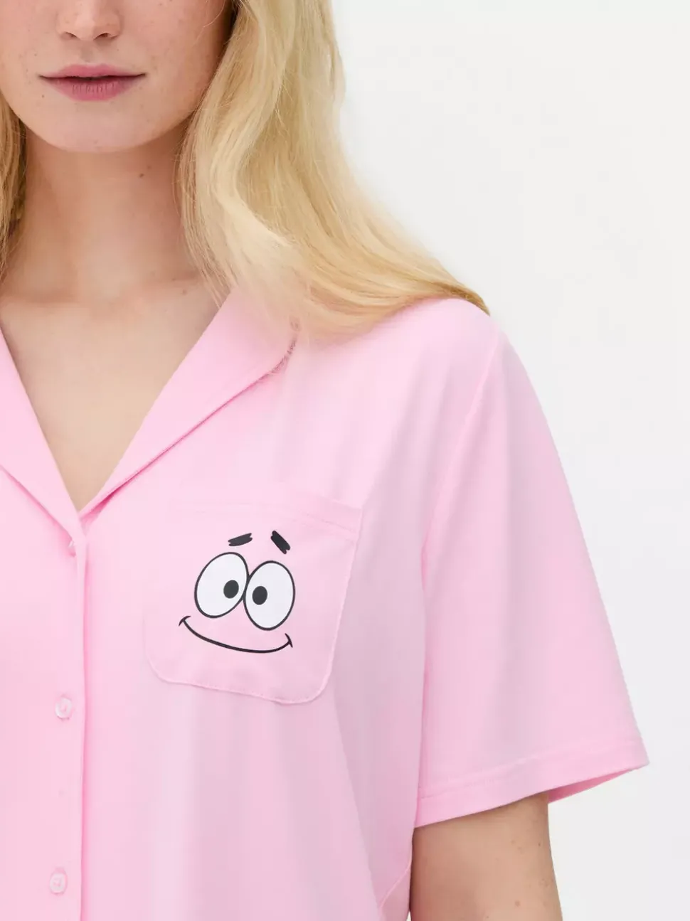 Krótka piżama z motywem Spongeboba Kanciastoportego