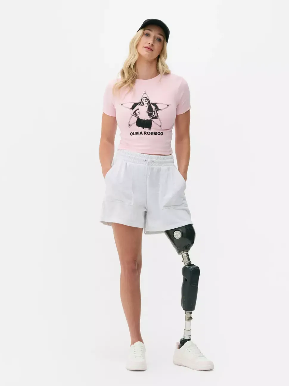 Krótki T-shirt z motywem Olivii Rodrigo