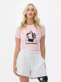 Krótki T-shirt z motywem Olivii Rodrigo