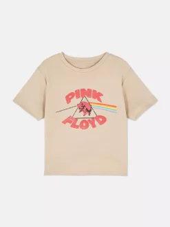 Krótki T-shirt z motywem Pink Floyd