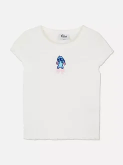 Krótki T-shirt z motywem Sticha z bajki Disneya