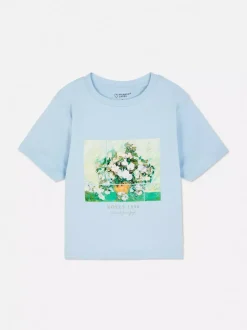 Krótki T-shirt z motywem van Gogha