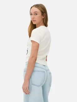 Krótki T-shirt z nadrukiem The Rolling Stones