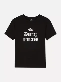 Krótki T-shirt z napisem Disney Princess