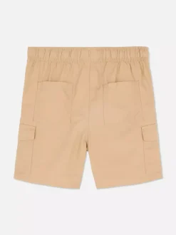 Krótkie bojówki ze sznurkiem ściągającym