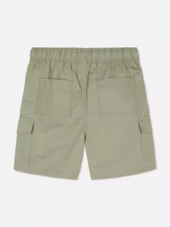 Krótkie bojówki ze sznurkiem ściągającym