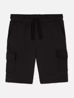 Krótkie bojówki ze sznurkiem ściągającym