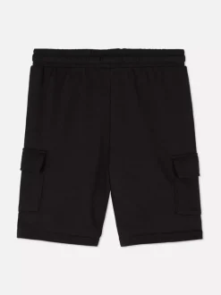 Krótkie bojówki ze sznurkiem ściągającym