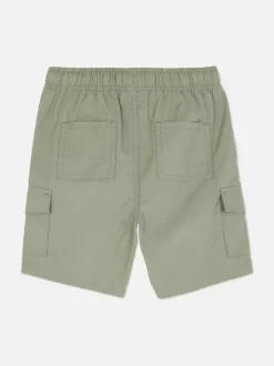 Krótkie bojówki ze sznurkiem ściągającym