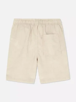 Krótkie chinosy ściągane sznurkiem