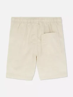 Krótkie chinosy ściągane sznurkiem