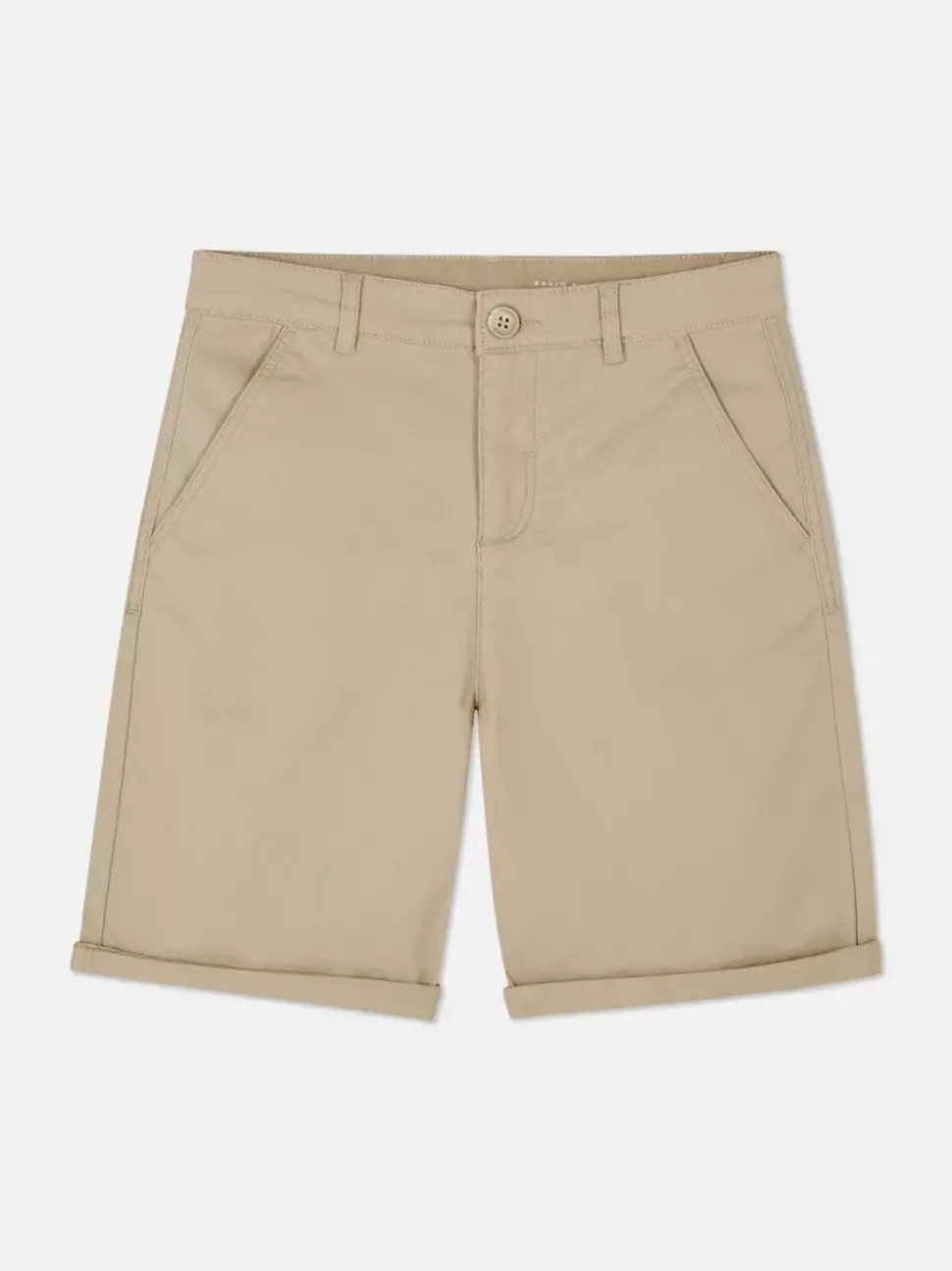Krótkie chinosy z wywiniętą nogawką