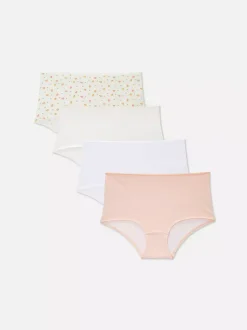 Krótkie figi z wysokim stanem, 4 pary