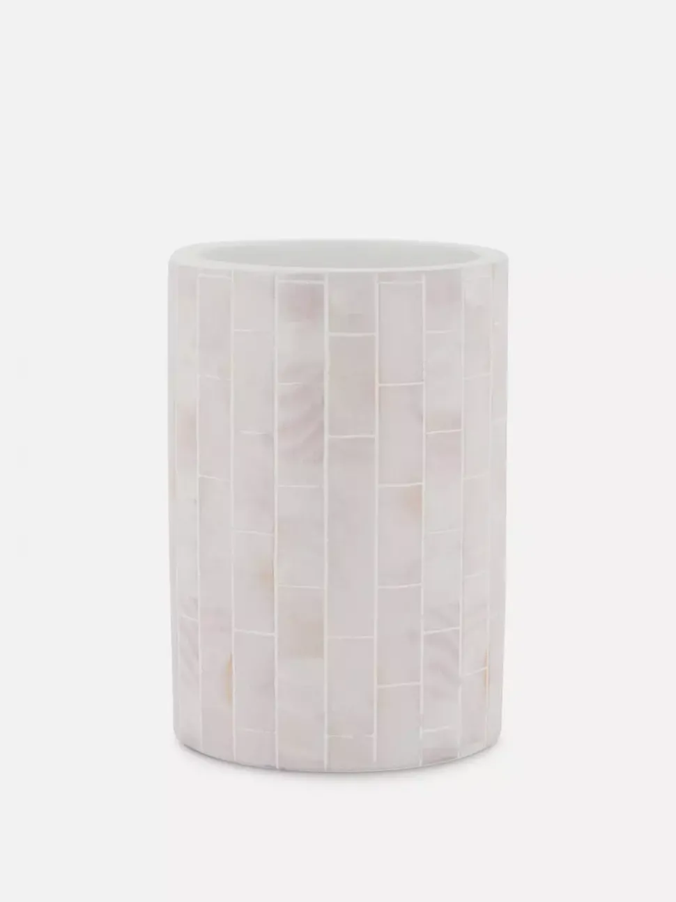 Kubek łazienkowy z perłowym wzorem